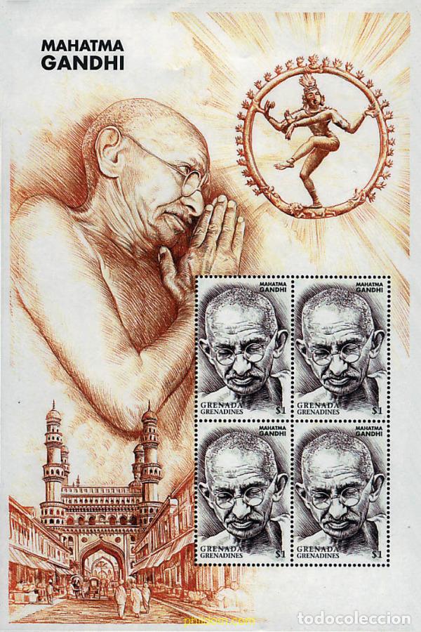 Stamps: 311590 MNH GRANADA GRANADINAS 1998 50 ANIVERSARIO DE LA MUERTE DE MAHATMA GANDHI