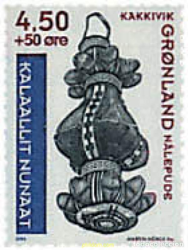 Francobolli: 55329 MNH GROENLANDIA 1999 SELLO CON SOBRETASA A BENEFICIO DEL MUSEO NACIONAL DE GROENLANDIA