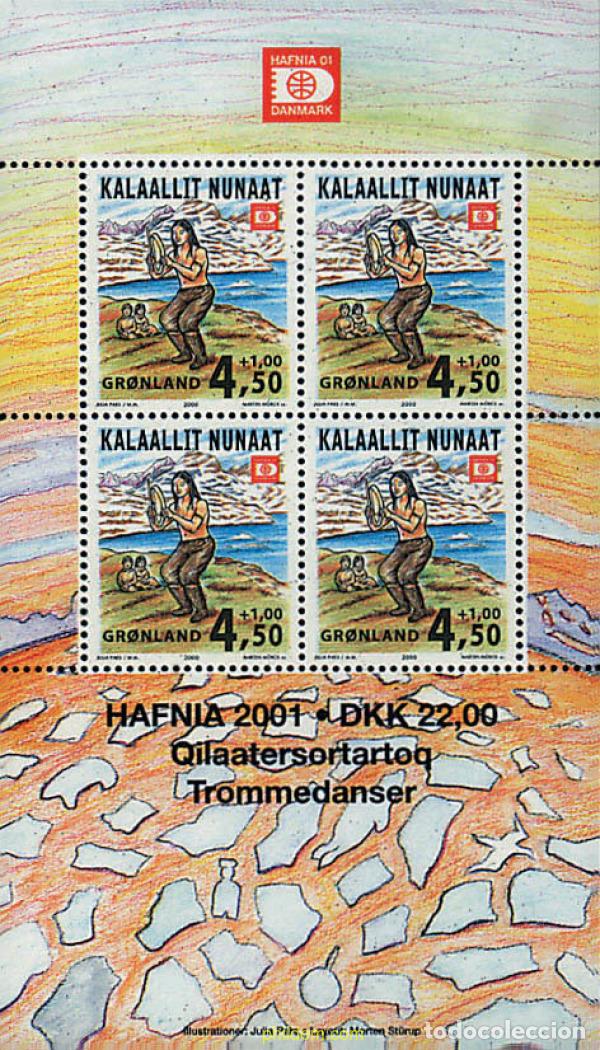 Sellos: 55337 MNH GROENLANDIA 2000 HAFNIA 01. EXPOSICION FILATELICA INTERNACIONAL