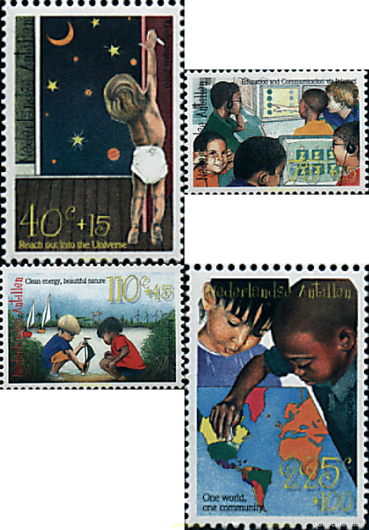 Sellos: 63670 MNH ANTILLAS HOLANDESAS 2000 PRO INFANCIA