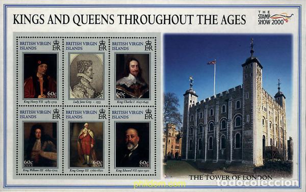 Sellos: 57019 MNH VIRGENES BRITANICAS Islas 2000 THE STAMP SHOW 2000. EXPOSICION FILATELICA INTERNACIONAL