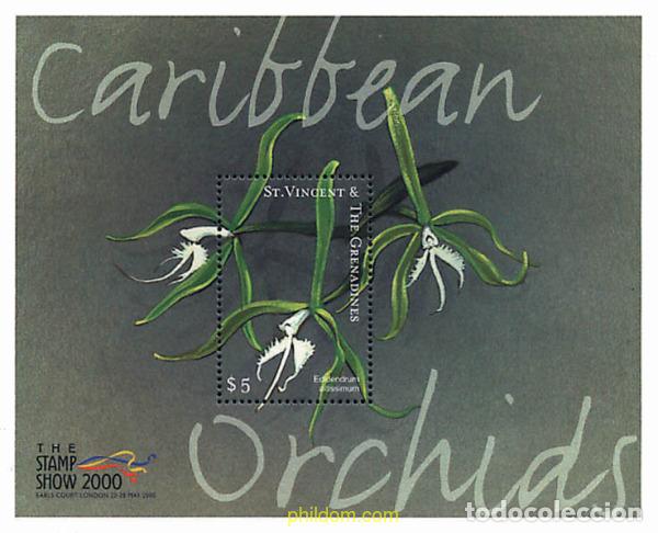 Sellos: 249504 MNH SAN VICENTE 2000 ORQUIDEAS DEL CARIBE