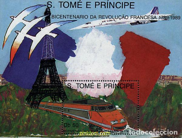 Sellos: 57880 MNH SANTO TOME Y PRINCIPE 1989 BICENTENARIO DE LA REVOLUCION FRANCESA