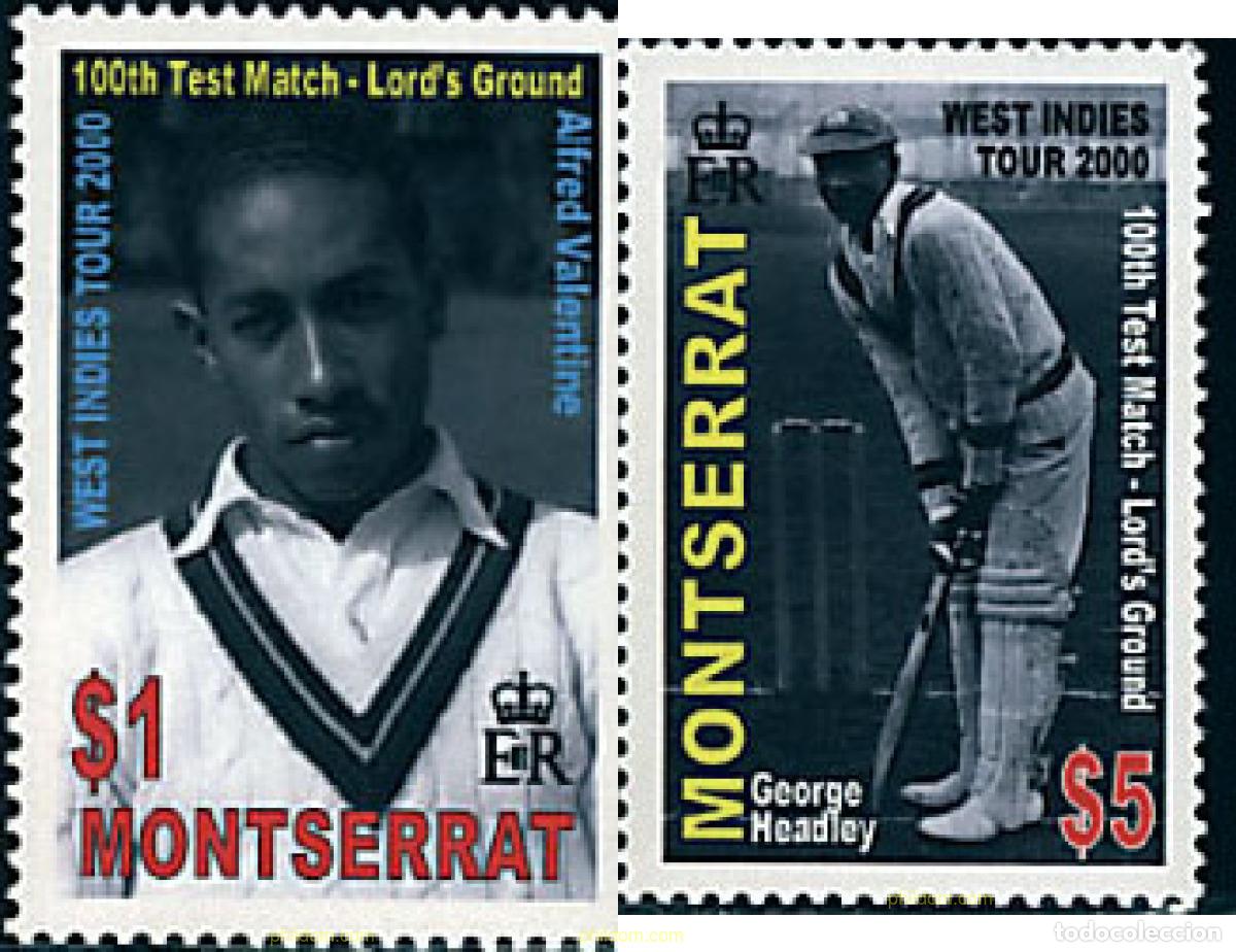 Sellos: 78494 MNH MONTSERRAT 2000 TORNEO DE CRIKCET DE LAS INDIAS OCCIDENTALES