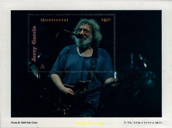 Sellos: 605581 MNH MONTSERRAT 1999 JERRY GARCIA