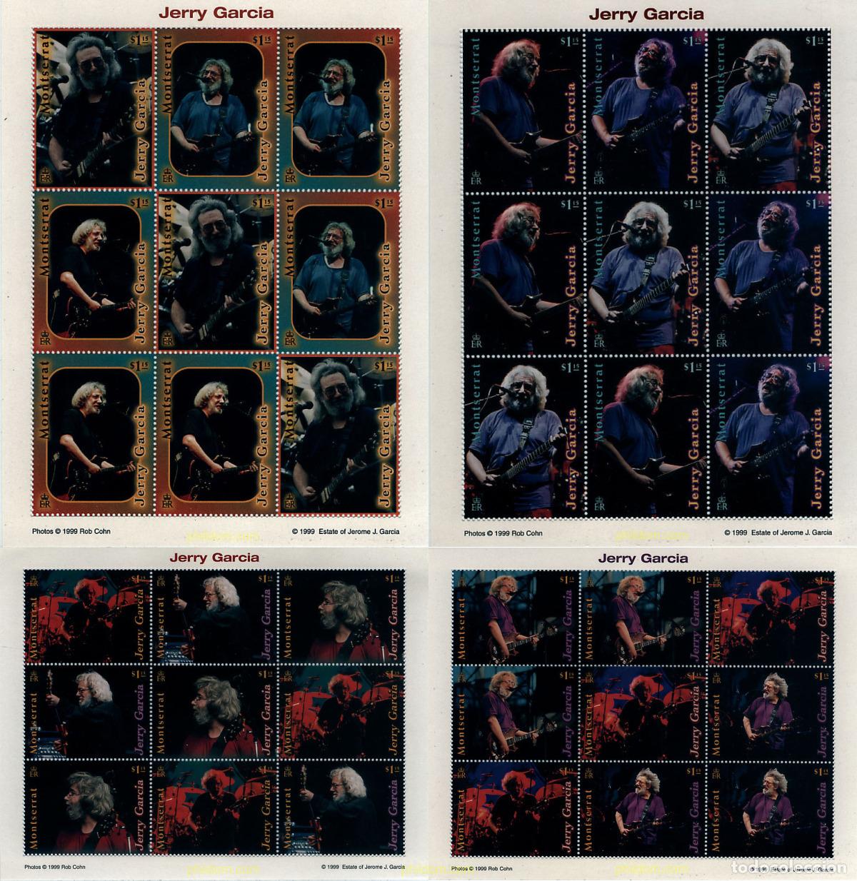 Sellos: 10351 MNH MONTSERRAT 1999 JERRY GARCIA