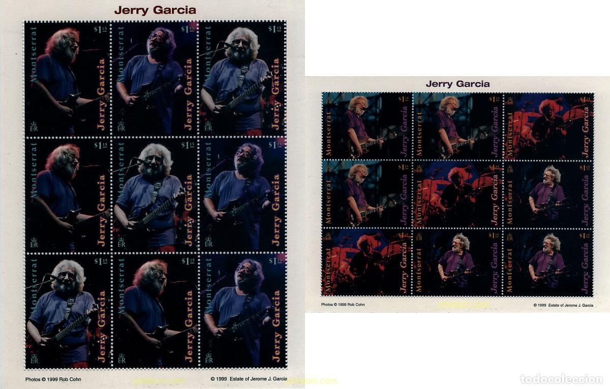 Timbres: 605582 MNH MONTSERRAT 1999 JERRY GARCIA