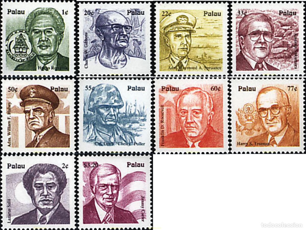 Sellos: 75067 MNH PALAU 1999 PERSONALIDADES