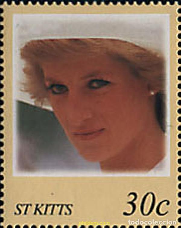 Sellos: 61206 MNH SAN KITTS 1998 FUNDACION PRINCESA DE GALES