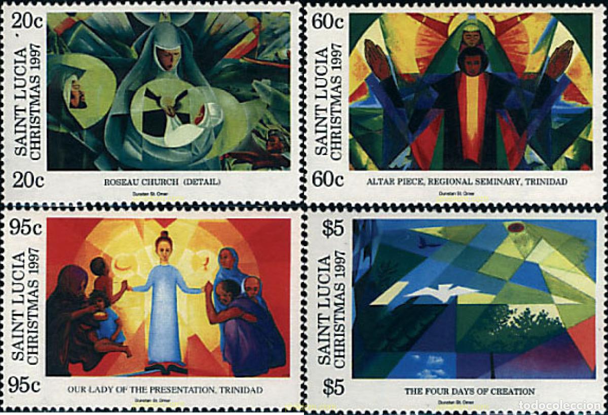 Sellos: 61212 MNH SANTA LUCIA 1997 NAVIDAD