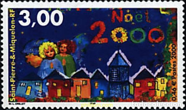 Sellos: 70014 MNH SAN PEDRO Y MIQUELON 2000 NAVIDAD