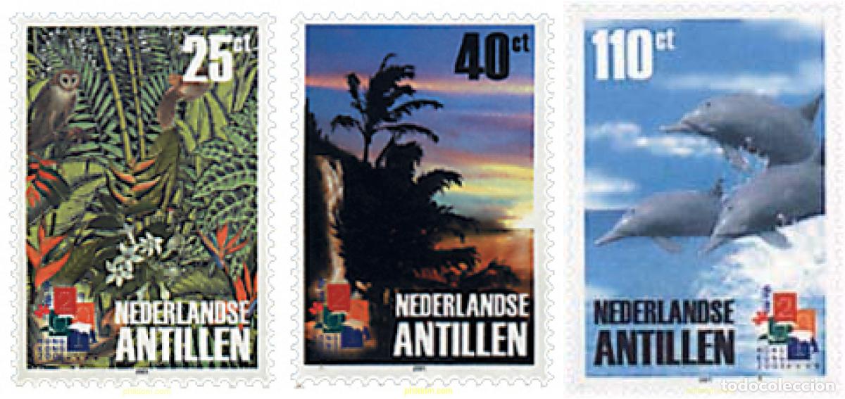 Sellos: 79179 MNH ANTILLAS HOLANDESAS 2001 HONG KONG 2001. EXPOSICION FILATELICA INTERNACIONAL