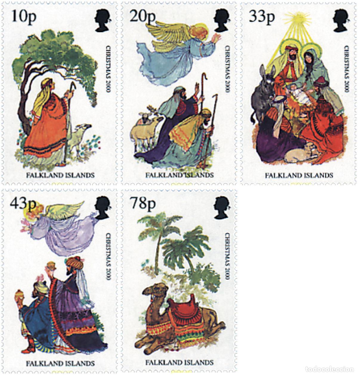 Sellos: 86950 MNH FALKLAND 2000 NAVIDAD