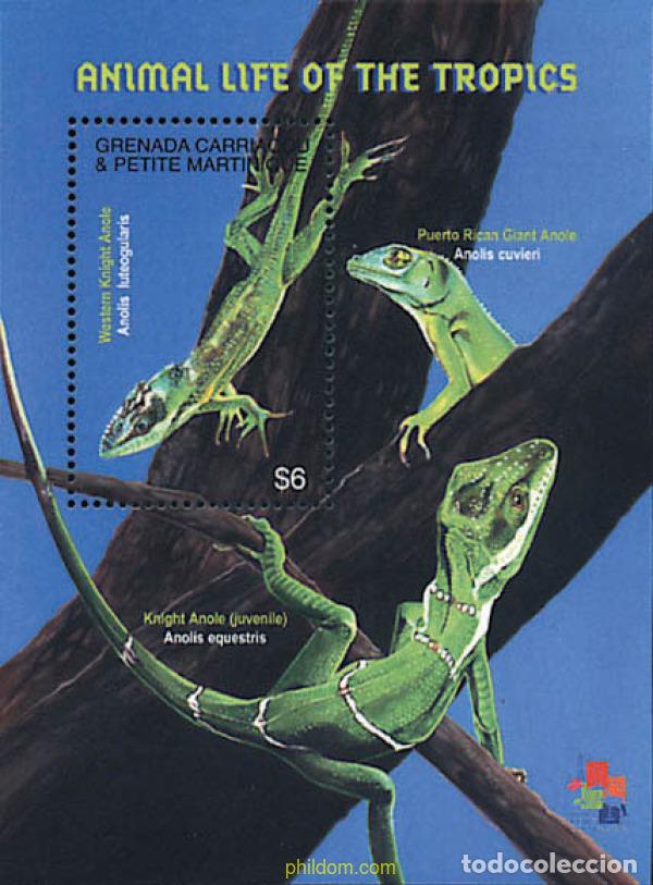 Sellos: 320340 MNH GRANADA GRANADINAS 2001 HONG KONG 2001. EXPOSICION FILATELICA INTERNACIONAL
