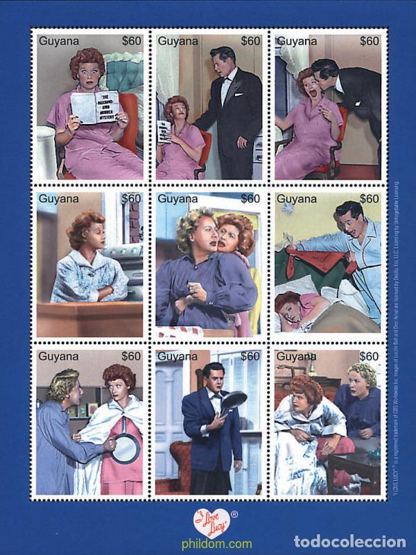 Sellos: 311686 MNH GUYANA 2000 I LOVE LUCY. SERIE DE TELEVISION