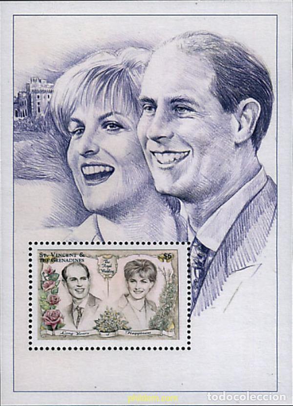 Briefmarken: 93242 MNH SAN VICENTE 1999 BODA DEL PRINCIPE EDUARDO Y MISS SOFIA RHYS-JONES