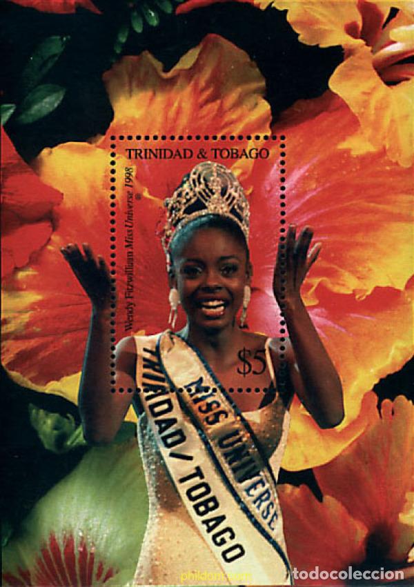 Briefmarken: 67490 MNH TRINIDAD Y TOBAGO 1999 MISS UNIVERSO 1998