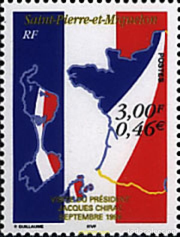 Briefmarken: 67526 MNH SAN PEDRO Y MIQUELON 1999 VISITA DEL PRESIDENTE CHIRAC