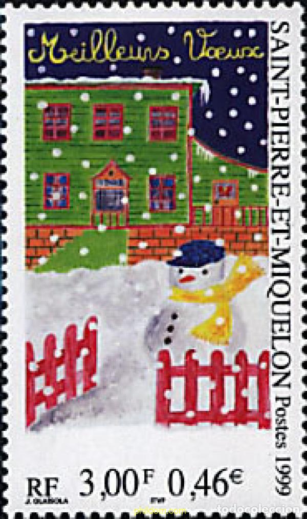 Stamps: 67712 MNH SAN PEDRO Y MIQUELON 1999 MEJORES DESEOS