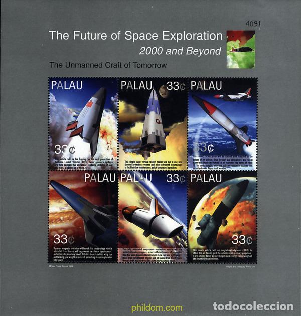 Stamps: 102367 MNH PALAU 2000 EXPLORACION ESPACIAL