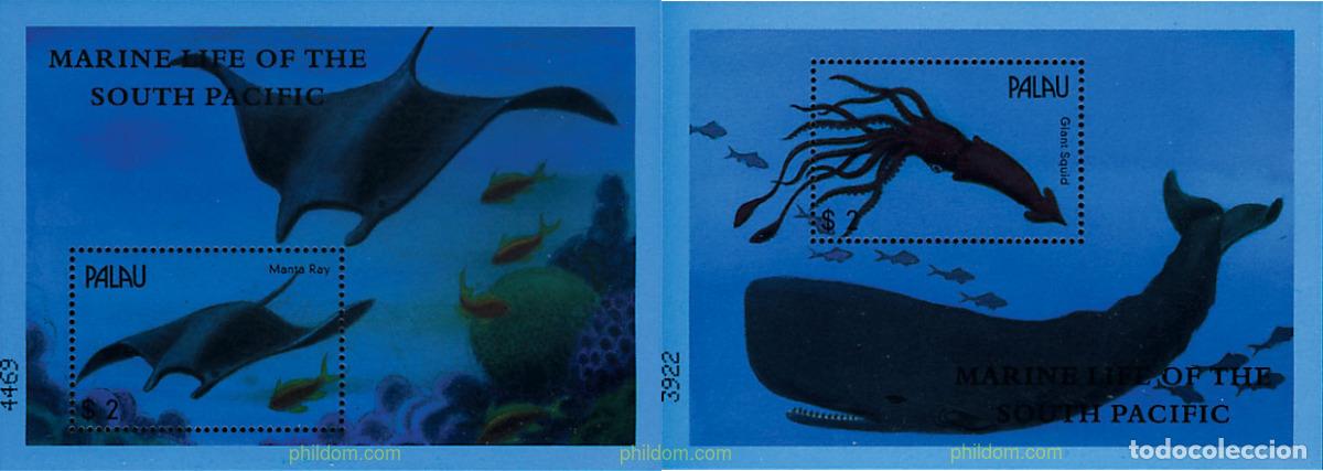 Stamps: 74762 MNH PALAU 2000 FAUNA MARINA