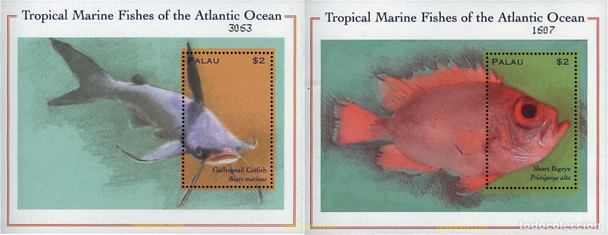 Stamps: 74752 MNH PALAU 2000 FAUNA MARINA