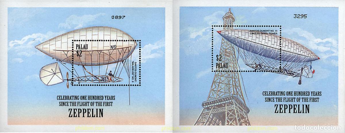 Stamps: 74750 MNH PALAU 2000 CENTENARIO DEL PRIMEN VUELO DEL ZEPPELIN