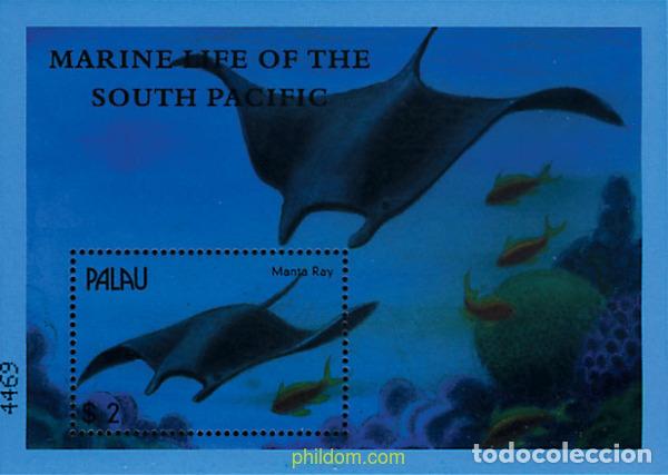 Stamps: 349842 MNH PALAU 2000 FAUNA MARINA