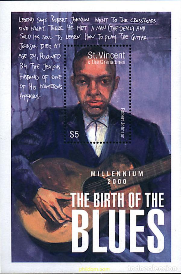 Sellos: 607931 MNH SAN VICENTE 2000 EL NACIMIENTO DEL BLUES