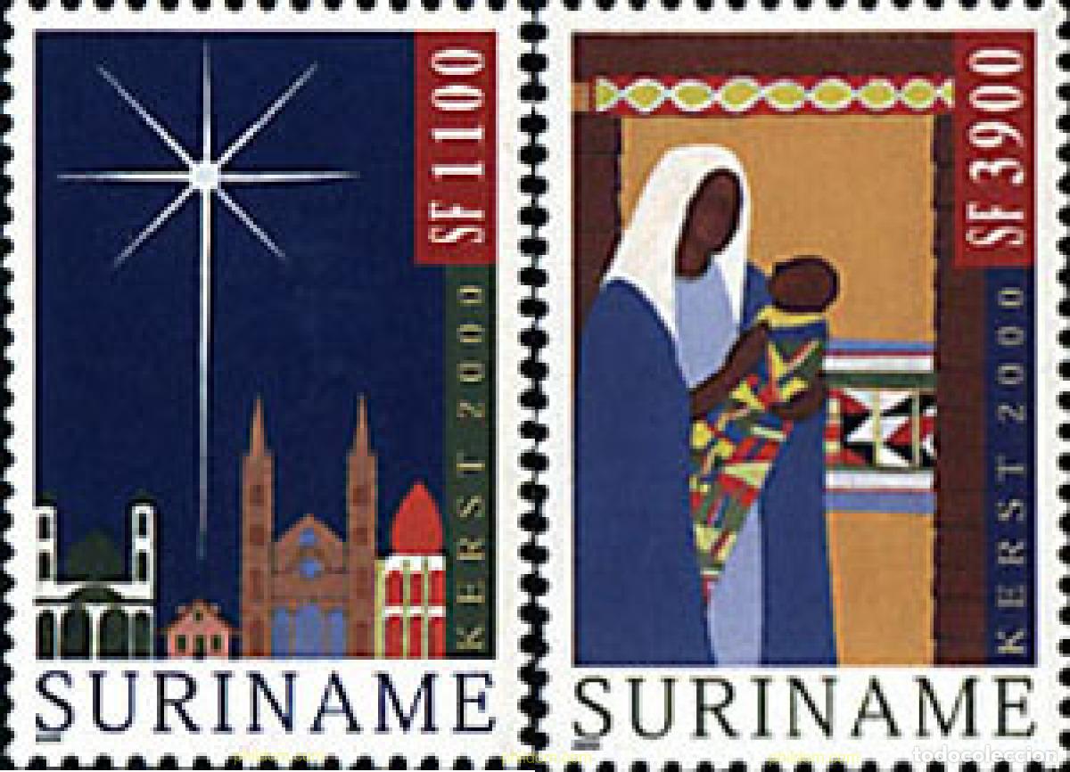 Sellos: 71024 MNH SURINAM 2000 NAVIDAD