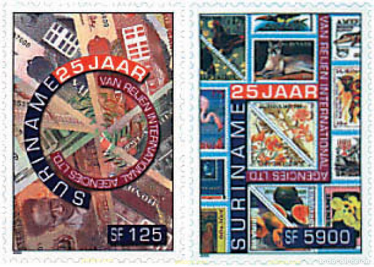 Sellos: 93808 MNH SURINAM 2000 25 ANIVERSARIO DE LA ACADEMIA DE DANZA