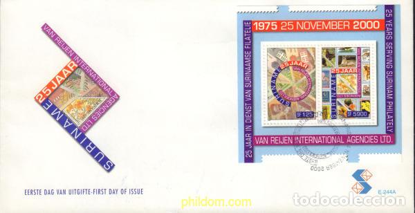 Sellos: 425249 MNH SURINAM 2000 25 ANIVERSARIO DE LA ACADEMIA DE DANZA