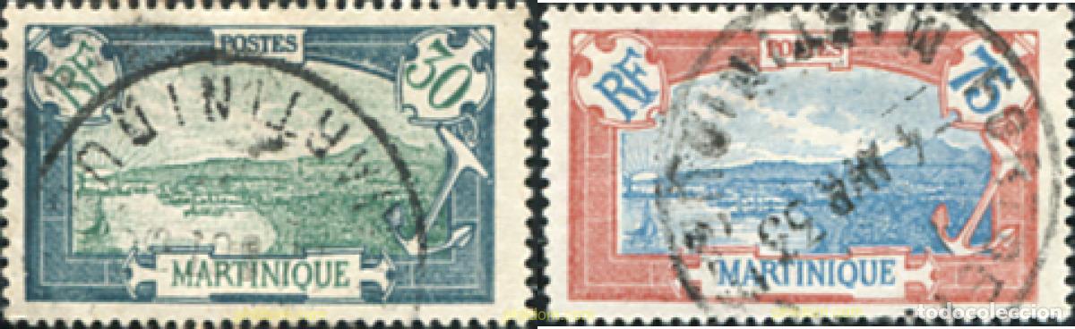 Sellos: 672191 USED MARTINICA 1922 SERIE BASICA