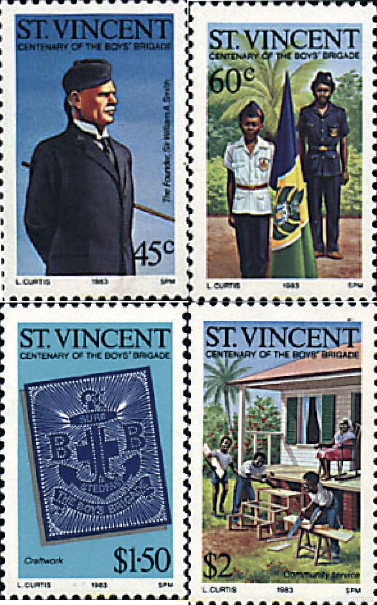 Sellos: 72127 MNH SAN VICENTE 1983 CENTENARIO DEL BOY S BRIGADE