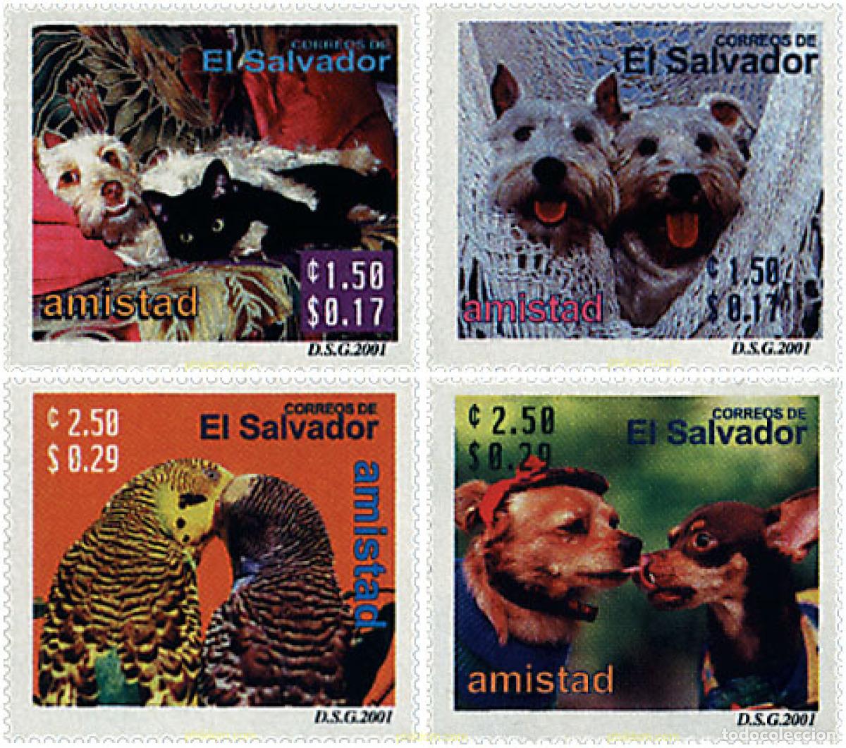 Sellos: 79271 MNH EL SALVADOR 2001 AMISTAD