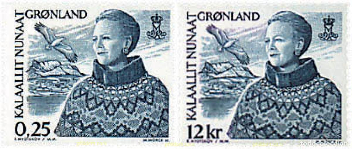 Sellos: 81173 MNH GROENLANDIA 2001 LA REINA MARGARITA