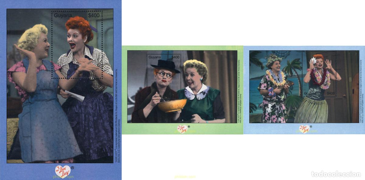 Sellos: 213423 MNH GUYANA 2000 I LOVE LUCY. SERIE DE TELEVISION