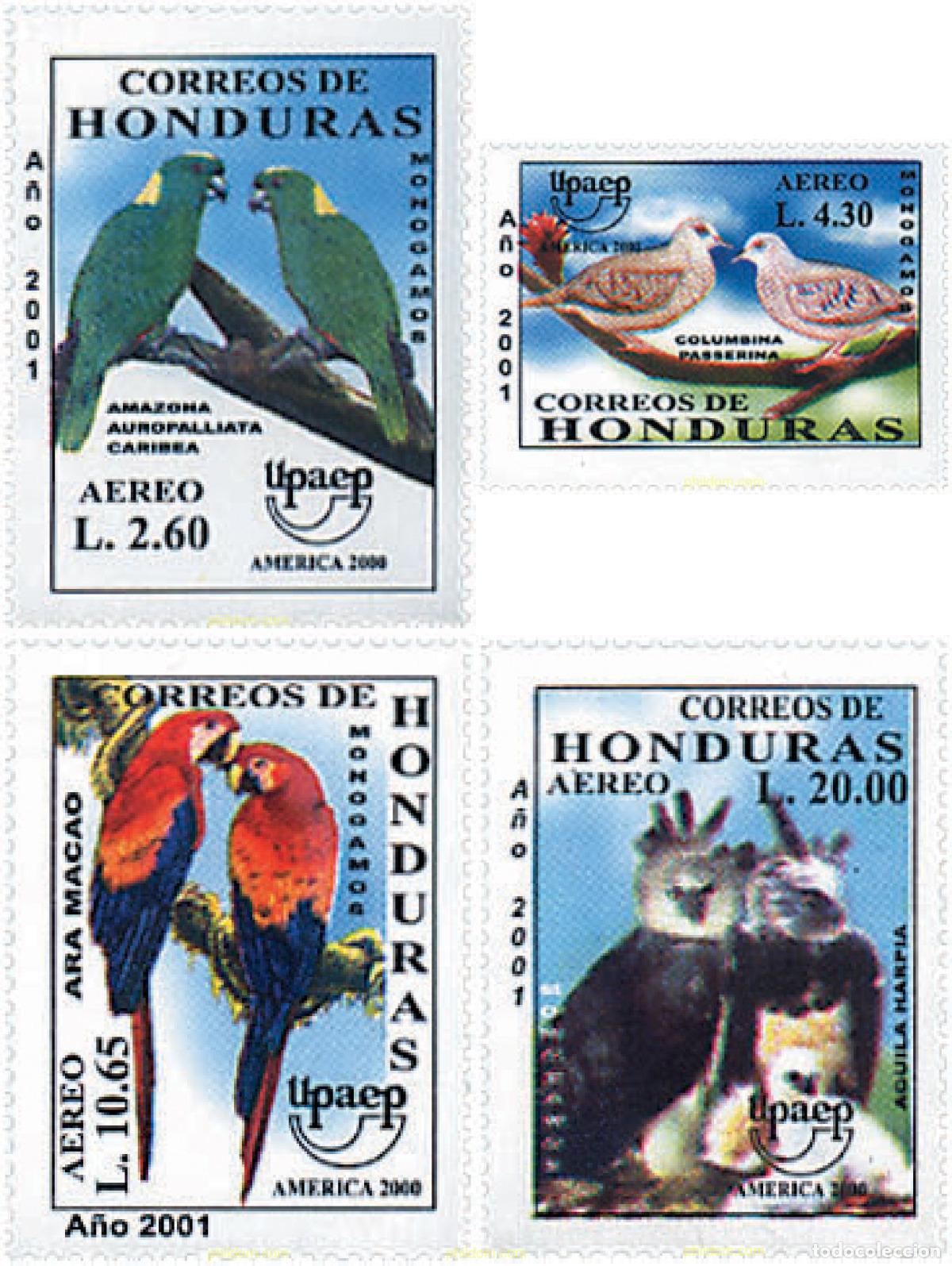 Sellos: 77167 MNH HONDURAS 2001 AMERICA-UPAEP 2000 - CAMPA&Ntilde;A CONTRA EL SIDA