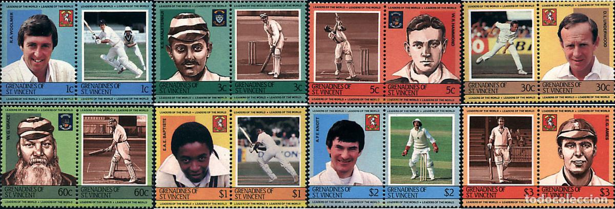 Sellos: 5161 MNH SAN VICENTE GRANADINAS 1984 CRICQUET