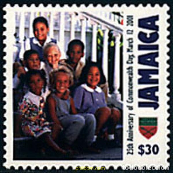 Sellos: 81289 MNH JAMAICA 2001 25 ANIVERSARIO DEL DIA DE LA COMMONWEALTH
