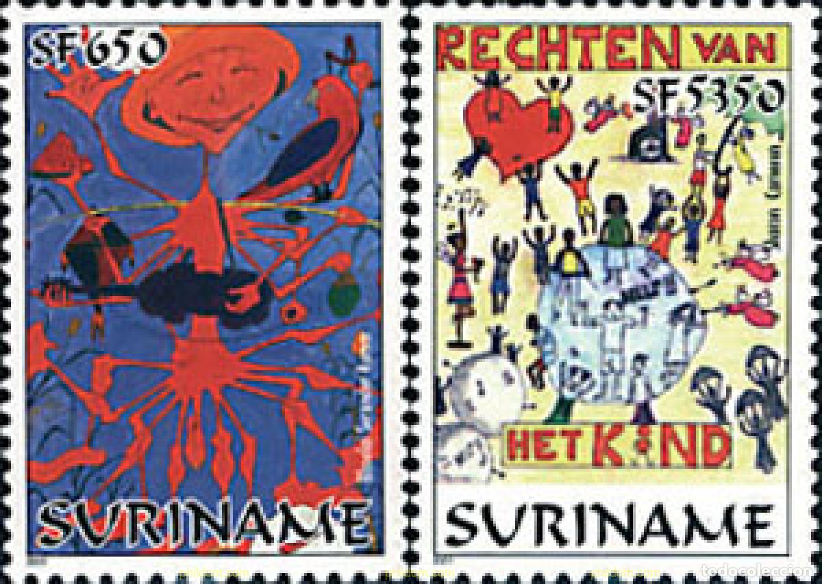 Sellos: 126210 MNH SURINAM 2001 FILATELIA DE LA JUVENTUD