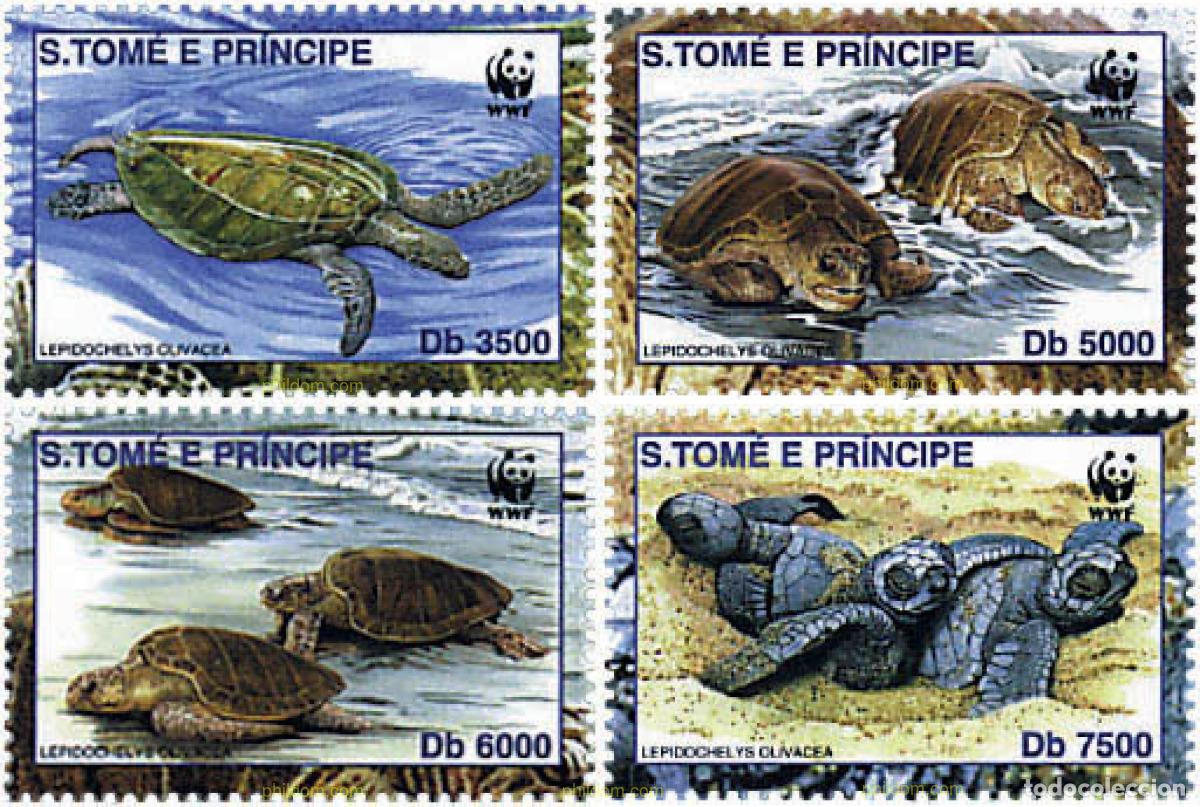 Sellos: 75075 MNH SANTO TOME Y PRINCIPE 2001 TORTUGA GOLFINA