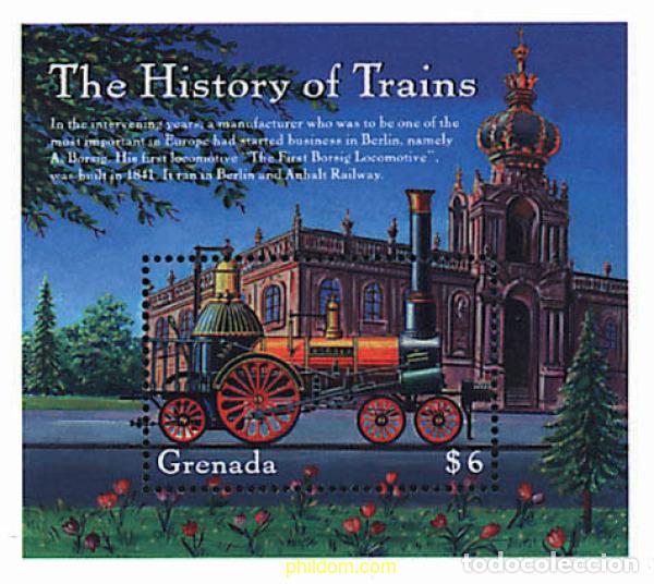 Sellos: 319608 MNH GRANADA 2000 TRENES