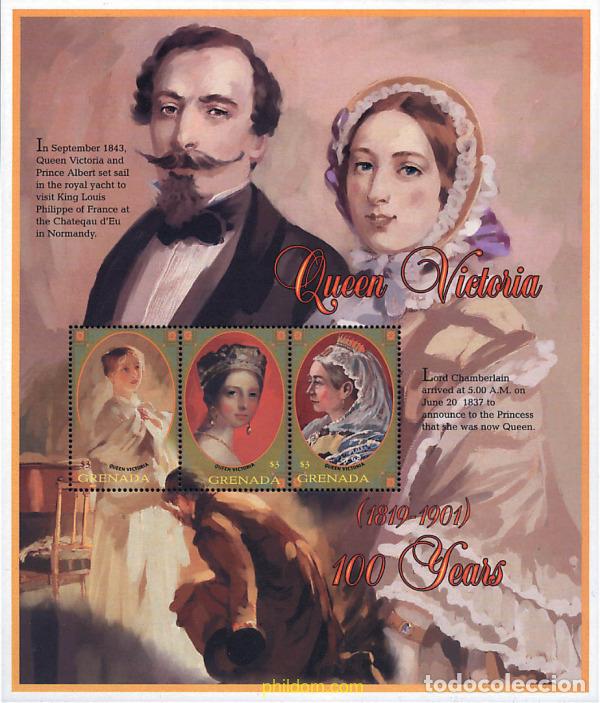 Sellos: 368927 MNH GRANADA 2001 CENTENARIO DE LA MUERTE DE LA REINA VICTORIA