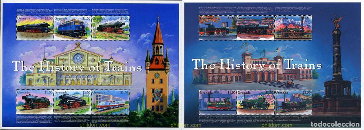 Sellos: 74593 MNH GRANADA 2000 HISTORIA DE LOS TRENES ALEMANES