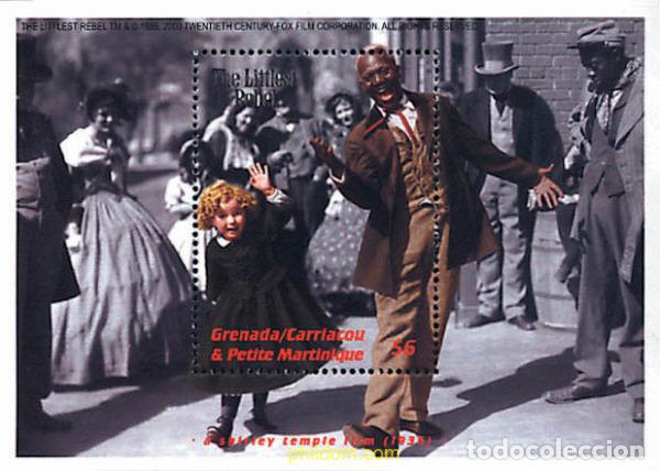 Sellos: 90457 MNH GRANADA GRANADINAS 2001 70 ANIVERSARIO DEL NACIMIENTO DE SHIRLEY TEMPLE