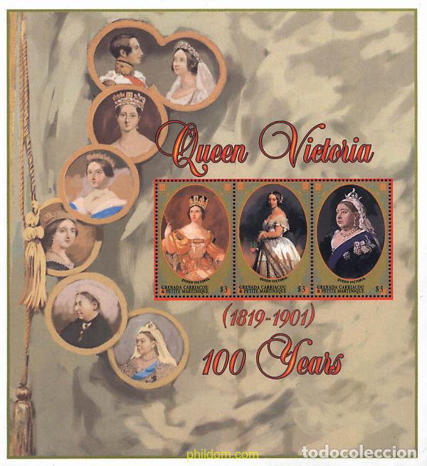 Sellos: 572121 MNH GRANADA GRANADINAS 2001 CENTENARIO DE LA MUERTE DE LA REINA VICTORIA
