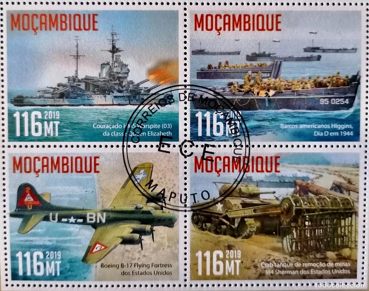 Sellos: MOZAMBIQUE 2019 - DESEMBARCO DE NORMANDIA .