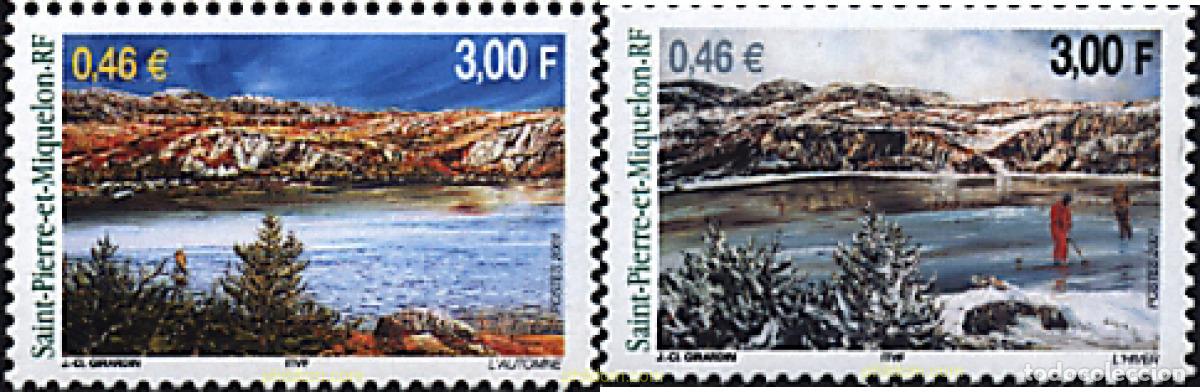 Sellos: 78341 MNH SAN PEDRO Y MIQUELON 2001 ESTACIONES