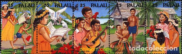 Sellos: 5514 MNH PALAU 1990 NAVIDAD